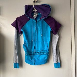 Tshirt zip up hoodie size XS